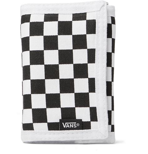 vans checkered wallet.